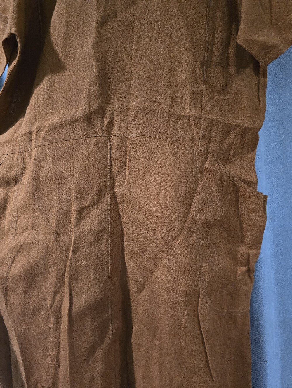 FLAX 100% linen women dress with pockets - Picture 2 of 8
